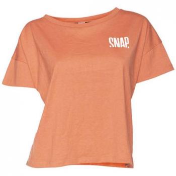Damen T-Shirt Crop Top Snap Climbing