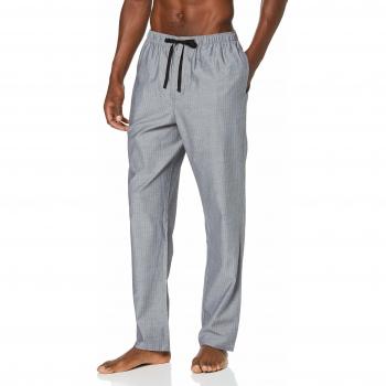 Schiesser Herren Nachtwäsche Hose Lang, Schwarz