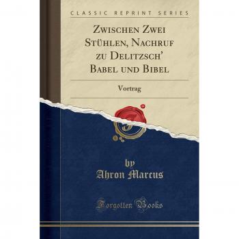 Zwischen Zwei Stühlen, Nachruf zu Delitzsch' Babel und Bibel: Vortrag