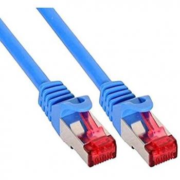 Cable de red Cat6 S/FTP 0.3m azul