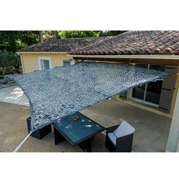 Panno Ombreggiante 3 x 3 m Grigio 120 g/m2
