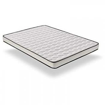 Colchón Viscoelástico Luxury Aloe Vera 150x200cm Altura 16cm Firmeza Media con Tratamiento Antimicrobiano