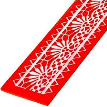 STAMPO ROSSO PER DECORARE TORTE * MODECOR DECORAZIONI CAKE DESIGN PASTA DA ZUCCHERO * MESSICO SWEET LACE EXPRESS