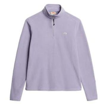 Women’s Superdry Dull Purple Half‑Zip Fleece