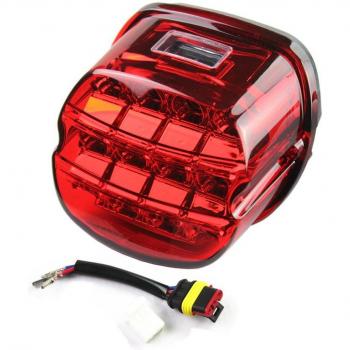 LED Rem Achterlicht voor Motor FLSTF Night Train Touring Softail Sportster Road King Electra Road Glide