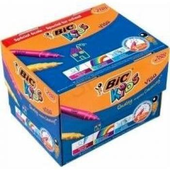 Bic Kids Visa Fine Multicolour 288pc Felt Tip Markers
