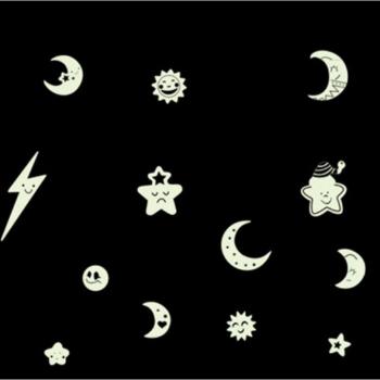 Nighttime Glow Wall Stickers
