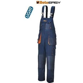 Beta salopette easy twill 180gr blu tg.xs