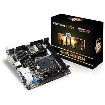 Biostar HiFi A880ZN Motherboard – 3D, A88X, FM2+, DDR3, Audio/Video