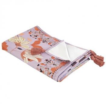 Purple Tufki Outdoor Picnic Blanket with Strap 150 x 200 cm