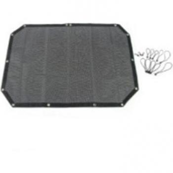 Jeep Wrangler JK JKU Durable Mesh Sun Shade Full Top Cover with UV Protection and Storage Pockets (2/4 Door)