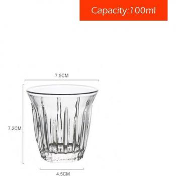 Verre à cocktail transparent