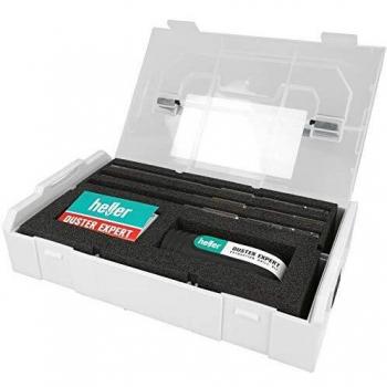 Boîte en plastique avec 3 tuyaux d'aspiration pour aspirateur sans fil Heller 1818 Noir/gris