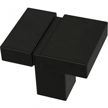 Asymmetric Flat Black Franklin P40825K‑FB Knob