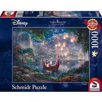 Schmidt Spiele 59480 Disney Rapunzel Thomas Kinkade Jigsaw Puzzle, Multi-Colour, 1000 Pieces