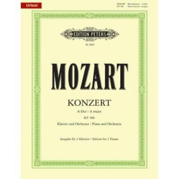 Concierto para Piano nº 23 en La Mayor (K.488) de Mozart para 2 Pianos a 4 manos (Urtext)