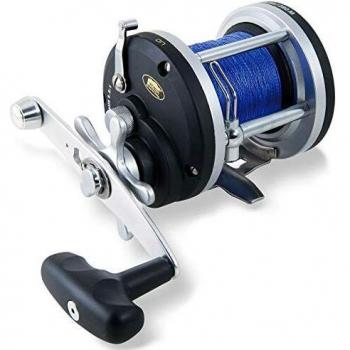 Lineaeffe Unisex 300‑mm Braid Troll Reel (Black)