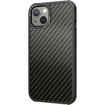 Cover Black Rock per iPhone 13 in Carbonio, Nero