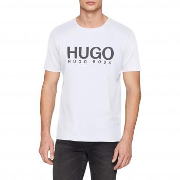 Hugo Dolive-U2 Men’s Classic White T-Shirt, 100% Cotton, L