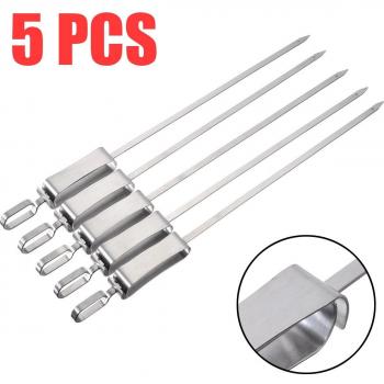 5-Piece Stainless Steel Kebab Pins