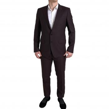 Abito DOLCE & GABBANA 2 Pezzi Slim Fit Marrone