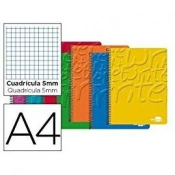 BLOC ESPIRAL A4 COLORES SURTIDOS 80H 60G