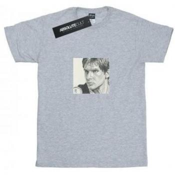 T-shirt Star Wars Donna con Disegno di Han Solo