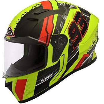 Casco Integrale SMK Stellar Swank Neon Giallo