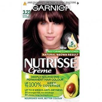 Garnier Nutrisse Permanent Hair Dye for 100% Grey Coverage