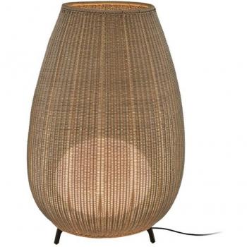 Lampada da giardino LED Amphora, 123 cm, marrone grafite/beige