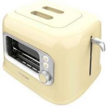 CECOTEC TOSTADOR RetroVision Yellow 2 Ranuras