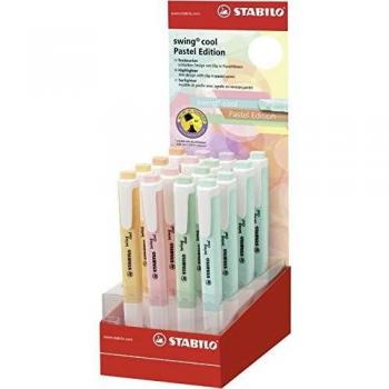 Stabilo Textmarker swing cool Pastell 16er Display