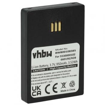 Vhbw 950 mAh Akku für schnurloses DeTeWe Aastra Telefon