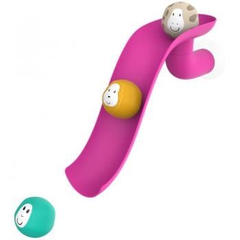 Set di Giocattoli per Vasca Matchstick Monkey con Scivolo Rosa