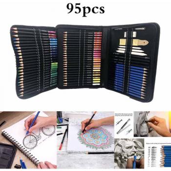 Kit artistique complet 95 crayons