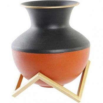 Vase artistique en métal 21 cm