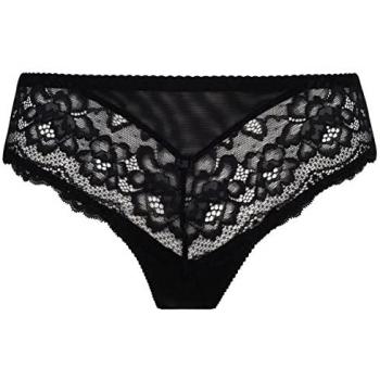 Panty “Axami” Schwarz, Spitzenfloral, Größe L
