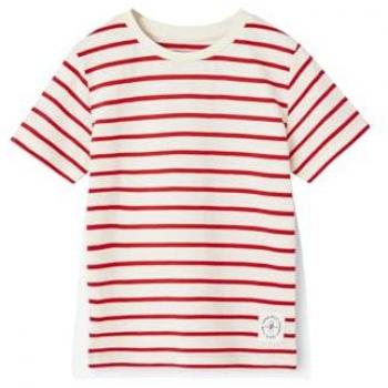 VERTBAUDET Boys' Sailor Shirt, Red Stripes, 9‑10 Years Old