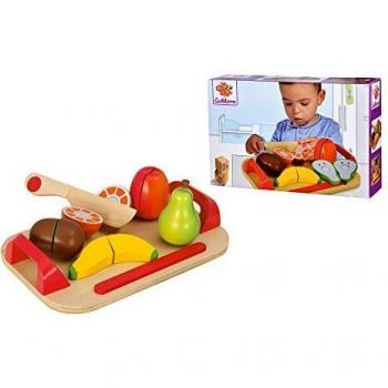 Eichhorn Schneidebrett mit Früchten