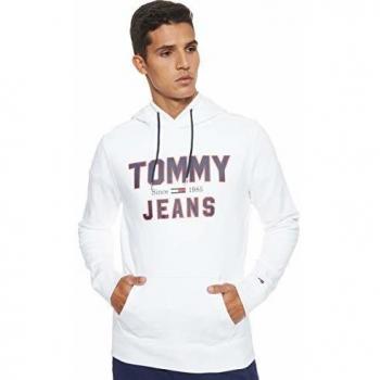 Sudadera Tommy Hilfiger TJM Essential 1985, Classic White, Medium