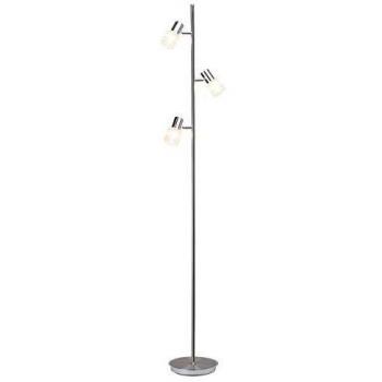 Lampadaire LED 3 lumières Lea, E14, 3W, finition acier