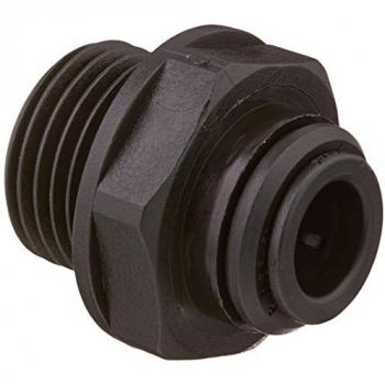 Raccord 20x27 John Guest Noir Acétal pour Tuyau 10mm
