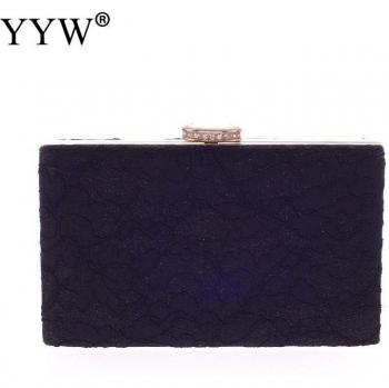 Bolso de Noche con Diseño de Encaje para Mujer