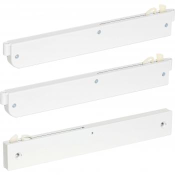 Schwebetürselbsteinzug – Zubehör – 3er Set für 4-türige Synchron-Schwebetüren (316 cm Breite) – grau – Kunststoff