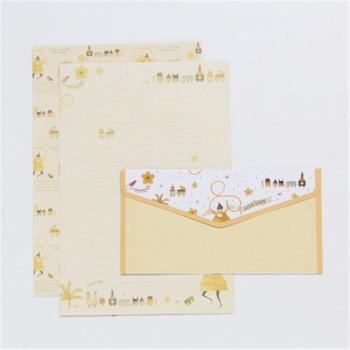 Floral Design Postcard Envelopes