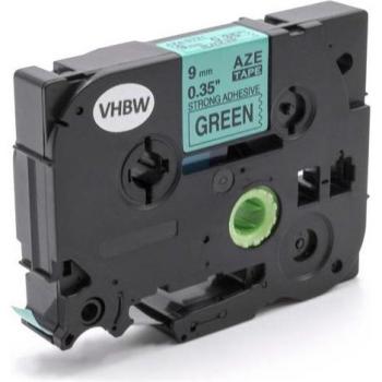 Cassetta Nastro Stampa 9mm Nero su Verde Extra Forte – Modello 1005bts