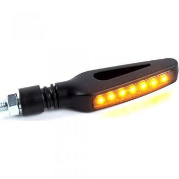 Clignotants LIGHTECH LED noir en plastique ABS