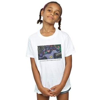 Kids’ Batman Mean Cape Tee – White