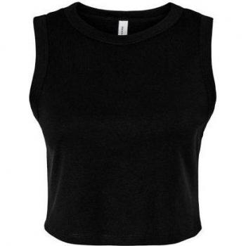 Micro-Rib Muscle Crop Top for Women