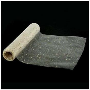 Chemin de Table Tulle Holographique Or 28 x 500 cm